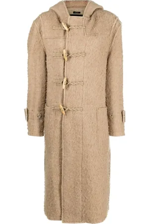 R13 Hooded duffle coat
