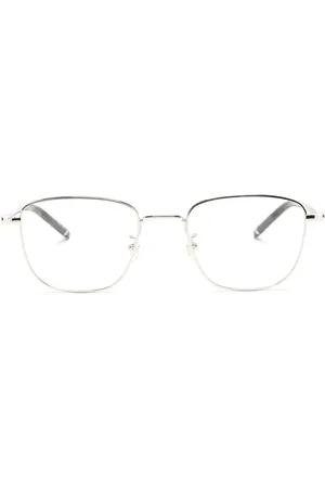 Montblanc Tortoiseshell-effect square-frame glasses