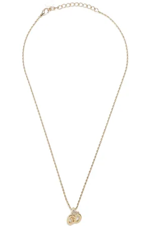 Dior CD rhinestone necklace