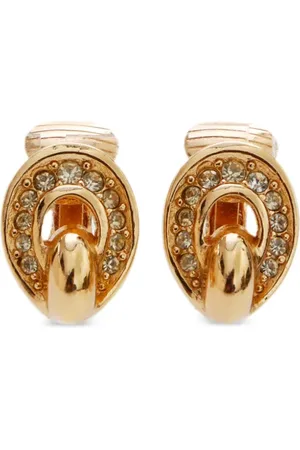 Dior Rhinestone-embellished earrings
