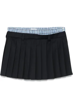 Miu Miu Pleated mini skirt