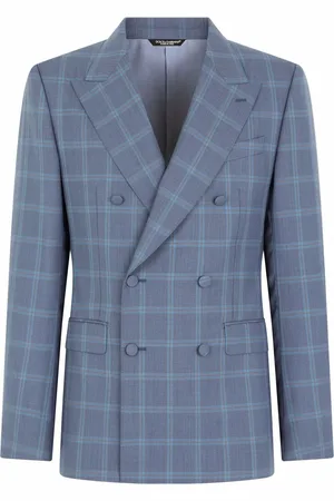 Dolce & Gabbana Sicily-fit double-breasted checked suit
