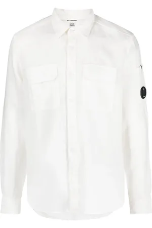 C.P. Company Logo-patch shirt