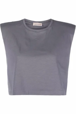 BLANCA Sleeveless crop top