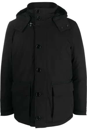 FAY Slouch-hood padded jacket