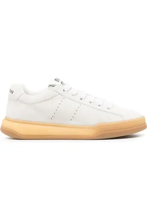 Miu Miu Suede lace-up sneakers