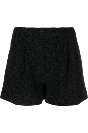 ALESSANDRO ENRIQUEZ Lurex-embellished short shorts