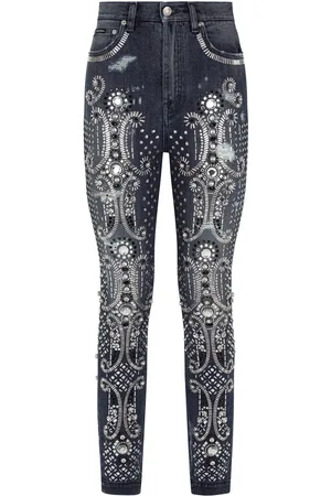 Dolce & Gabbana Grace embellished skinny jeans