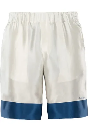 PANTAMOLLE Silk-satin shorts