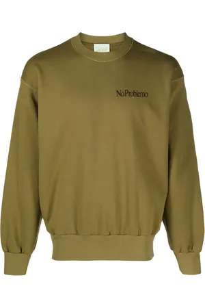 ARIES Slogan-print cotton sweatshirt