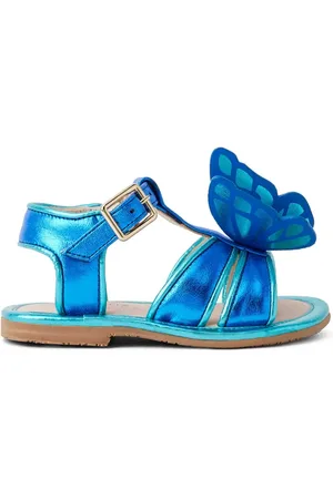 SOPHIA WEBSTER Butterfly-appliqué leather sandals