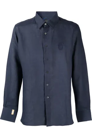 BILLIONAIRE Crest embroidery shirt