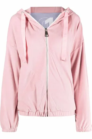 Khrisjoy Zip-up drawstring hoodie
