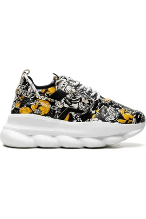VERSACE Chain Reaction "Baroque Floral" sneakers