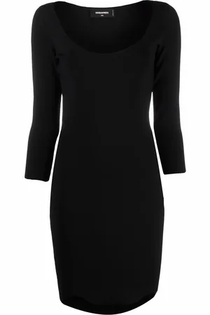 Dsquared2 Three quarter-sleeved fitted dress