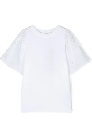 Molo Ritza broderie anglaise-detail T-shirt