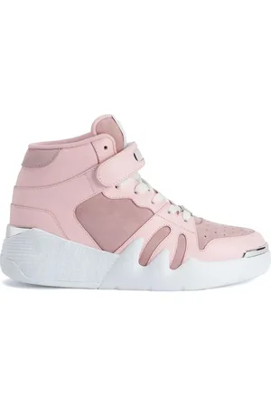 Giuseppe Zanotti High-top suede-panel sneakers