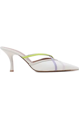 MALONE SOULIERS Pointed-toe leather mules