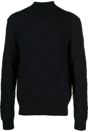 corneliani Cable-knit turtleneck jumper