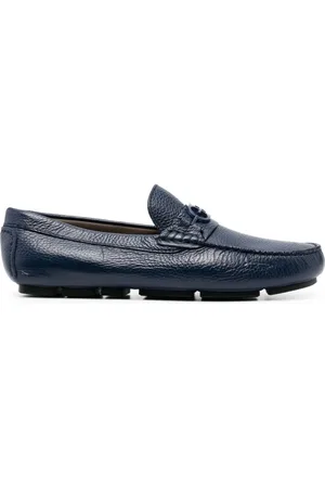 BALDININI Round-toe leather loafers