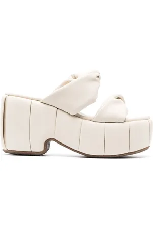THEMOIRÈ 100mm knot-detail platform sandals