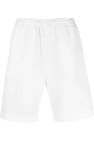 AMISH Logo-patch straight-leg shorts