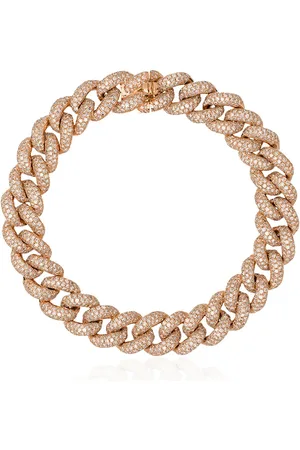 Shay 18kt yellow diamond chunky chain bracelet