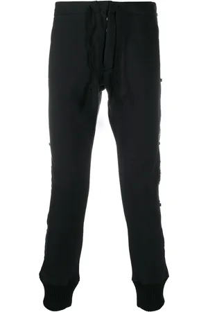 Paul & Shark Logo-panelled slim trousers