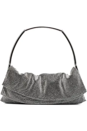 BENEDETTA BRUZZICHES Crystal-embellished shoulder bag