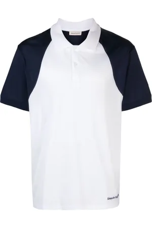 Alexander McQueen Logo-embroidered cotton polo shirt