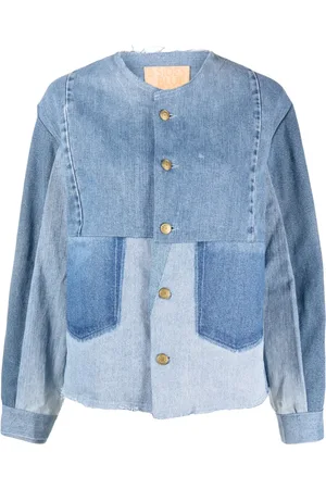 B SIDES Lou patchwork denim jacket