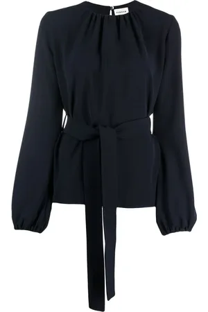P.A.R.O.S.H. Gathered tie-waist blouse