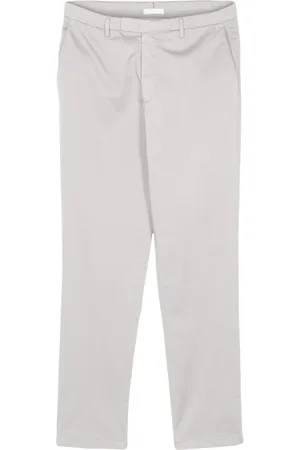 Boglioli Pressed-crease straight-leg trousers