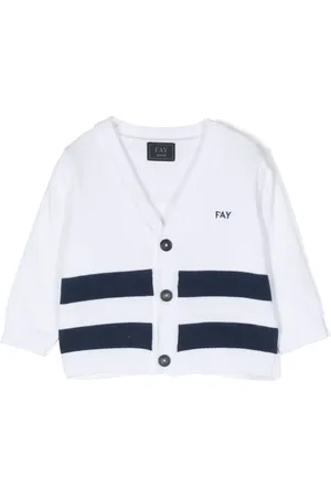 FAY Striped knitted cardigan