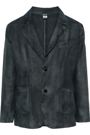 AVANT TOI Slub-texture hemp blazer