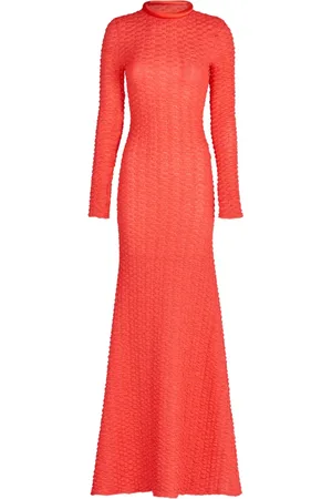 Silvia Tcherassi Gabbice high-neck flared dress