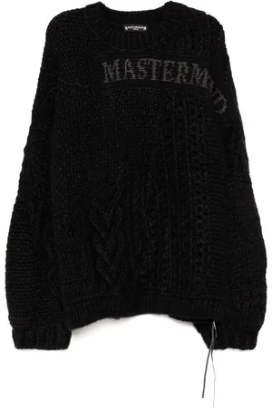 MASTERMIND Logo-jacquard jumper