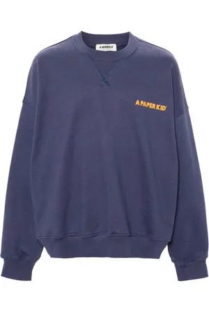 A PAPER KID Logo-print cotton sweatshirt
