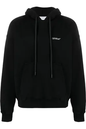 OFF-WHITE Logo-print long-sleeve hoodie