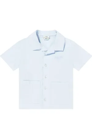 Fendi Logo-embroidered shirt