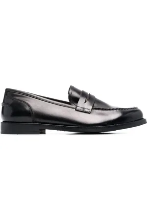 ALBERTO FASCIANI Zoe leather penny loafers