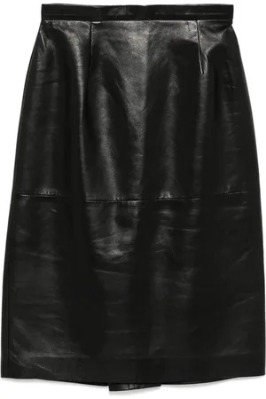 ERMANNO SCERVINO Lambskin pencil skirt
