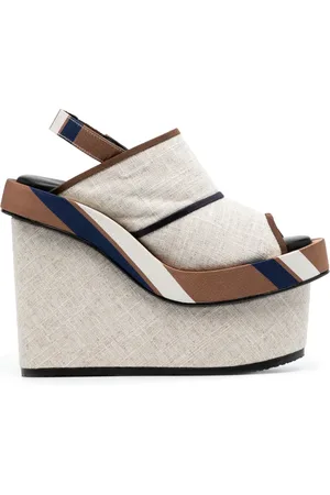 BIYAN Wedge linen sandals