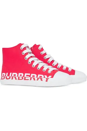 Burberry Logo-print high-top sneakers