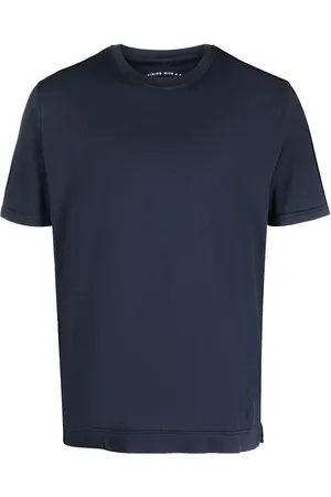 FEDELI Crew-neck cotton T-shirt
