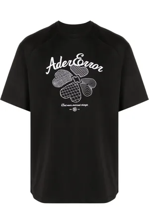 Ader Error Embroidered-logo cotton-blend T-shirt