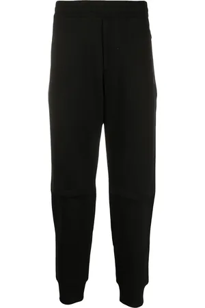 Alexander McQueen Embroidered logo patch track trousers