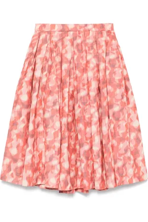 CASEY CASEY Double Rideu midi skirt