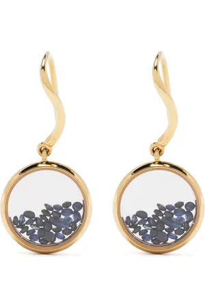 Aurélie Bidermann 18kt yellow sapphire Chivor drop earrings