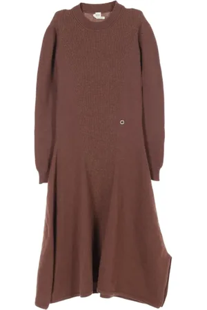 Hermès 2010s knitted midi dress
